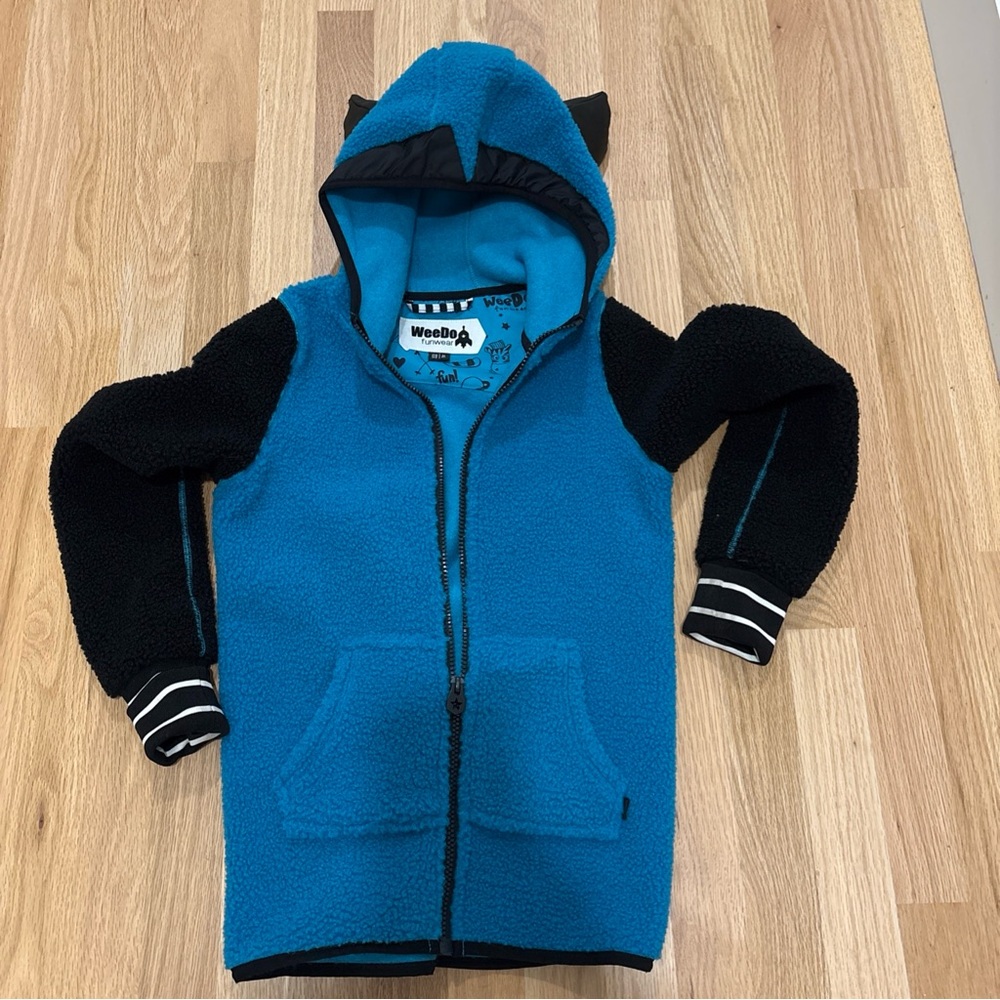 Weedo Mondo Monster Fleece Jacket size 8 (128 cm)